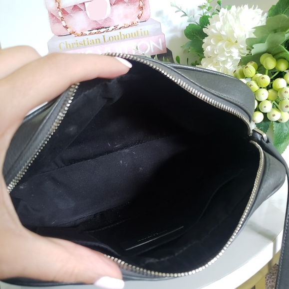 *SOLD*Authentic Pre-owned Saint Laurent Lambskin Monogram Small Lou Camera Bag - Picture 5 of 16